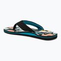 Papuci pentru bărbați Quiksilver Molokai Layback II white / black / blue 3