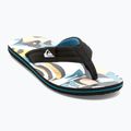 Papuci pentru bărbați Quiksilver Molokai Layback II white / black / blue 8