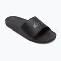 Quiksilver bărbați Rivi Nubuck Slide flip-flops negru 1