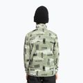 Bluză de snowboard pentru copii Quiksilver Aker Half Zip Fleece shadow checks desert sage 3