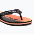 Șlapi pentru copii Quiksilver Molokai Art 25 Youth fiery coral wordblock 7