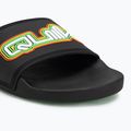 Papuci pentru bărbați Quiksilver Rivi Wordmark Slide II black rasta 7