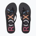 Șlapi pentru femei ROXY Sandy III white/rainbow monogram 2