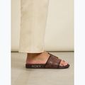 Papuci pentru femei ROXY Slippy IV brown combo 5