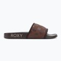Papuci pentru femei ROXY Slippy IV brown combo 2