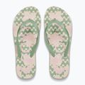 ROXY Tahiti VII verde / roz flip flops pentru femei 2