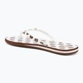 Șlapi pentru femei ROXY Portofino III dc light brown/white 3