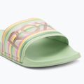 Papuci pentru femei ROXY Slippy II green stripe 7
