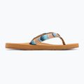 Șlapi pentru femei ROXY Porto Raffia II blue depths 2