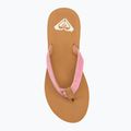 Șlapi pentru femei ROXY Porto Raffia II raspberry 5