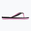 Șlapi pentru copii ROXY Tahiti VII black/pink stencil 2