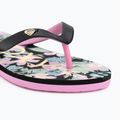 Șlapi pentru copii ROXY Tahiti VII black/pink stencil 7