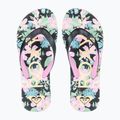 Șlapi pentru copii ROXY Tahiti VII black/pink stencil 2