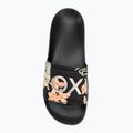 Papuci pentru femei ROXY Slippy II black/green print 5