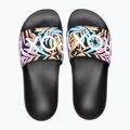 Flip-flops pentru femei ROXY Slippy II negru multi camo 2