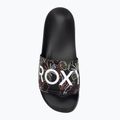 Papuci pentru femei ROXY Slippy II black multi camo 5
