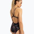 Costum de baie dintr-un element pentru femei ROXY Active Basic Printed anthracite athletic hibiscus 3