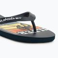 Șlapi pentru bărbați Quiksilver Java Art blue 5 7