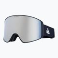 Ochelari de snowboard pentru femei Quiksilver Storm MG black/ black clux ml silver