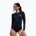 Costum de baie întreg pentru femei ROXY Essentials Front Zip anthracite