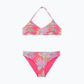 Costum de baie din două piese pentru copii ROXY Aquarella Tri Bralette Set sangria sunset