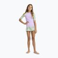 Tricou de înot pentru copii ROXY Active RG Lycra XMGB oil green letter up 2