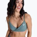 Top de costum de baie ROXY Solid Essentials Wrap Bralette agave green