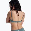 Top de costum de baie ROXY Solid Essentials Wrap Bralette agave green 3