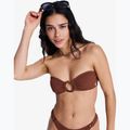 Top de costum de baie ROXY Sunshine Bandeau cappuccino 6