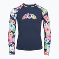 Bluză cu mânecă lungă + partea de jos a costumului de baie ROXY Morning Flower Lycra Set mood indigo morning flowers 3
