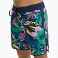 Pantaloni scurți de baie pentru bărbați Quiksilver Surfsilk Scallop 18" dark navy interact floral 7