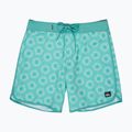 Pantaloni scurți de baie pentru bărbați Quiksilver Surfsilk Scallop 18" Aqua Ocean Mayhem