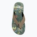 Șlapi pentru bărbați Billabong All Day Impact Print moss green 5