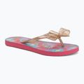 Șlapi pentru copii ROXY Lulu IV pink multi camo
