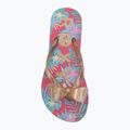 Șlapi pentru copii ROXY Lulu IV pink multi camo 5