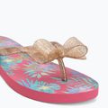Șlapi pentru copii ROXY Lulu IV pink multi camo 7
