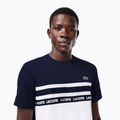 Tricou pentru bărbați Lacoste TH7515 white/navy blue 3