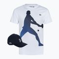 Lacoste Tennis X Novak Djokovic set cămașă + șapcă phoenix blue