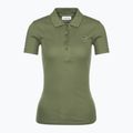 Tricou polo pentru femei Lacoste DF5377 khaki