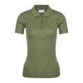 Tricou polo pentru femei Lacoste DF5377 khaki 4