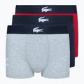 Boxeri Lacoste 5H1803 BCK 3 pary navy blue/silver china/red