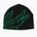 Căciulă de iarnă Lacoste RB3021 black/fluorine green