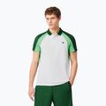 Tricou polo Lacoste Tennis pentru bărbați DH8963 alb/verde lamaie