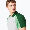 Tricou polo Lacoste Tennis pentru bărbați DH8963 alb/verde lamaie 4