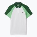 Tricou polo Lacoste Tennis pentru bărbați DH8963 alb/verde lamaie 5