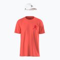 Tricou de tenis Lacoste pentru bărbați TH1044 mango tree red/grenadine