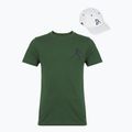 Tricou de tenis pentru bărbați Lacoste TH1044 green/navy blue