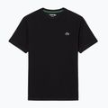 Tricou de tenis pentru bărbați Lacoste TH0003 black/lambʼs lettuce