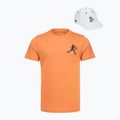 Tricou pentru bărbați + șapcă Lacoste TH1044 blossom/white