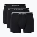 Boxeri pentru bărbați Lacoste 5H3202 Microfibra Negro 3 pack black